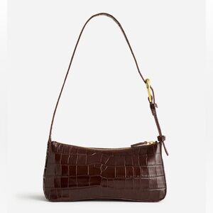 Madewell The Sculptural-Buckle Shoulder Bag